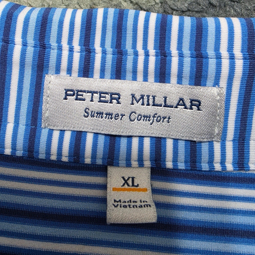 Peter Millar Golf White Eagle Golf Club Naperville Summer Comfort Polo Shirt XL - Picture 4 of 9